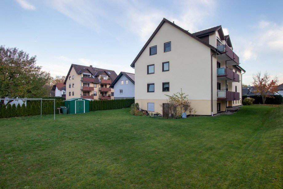 Seitenansicht mit Terrasse Wohnung Bad Sooden-Allendorf