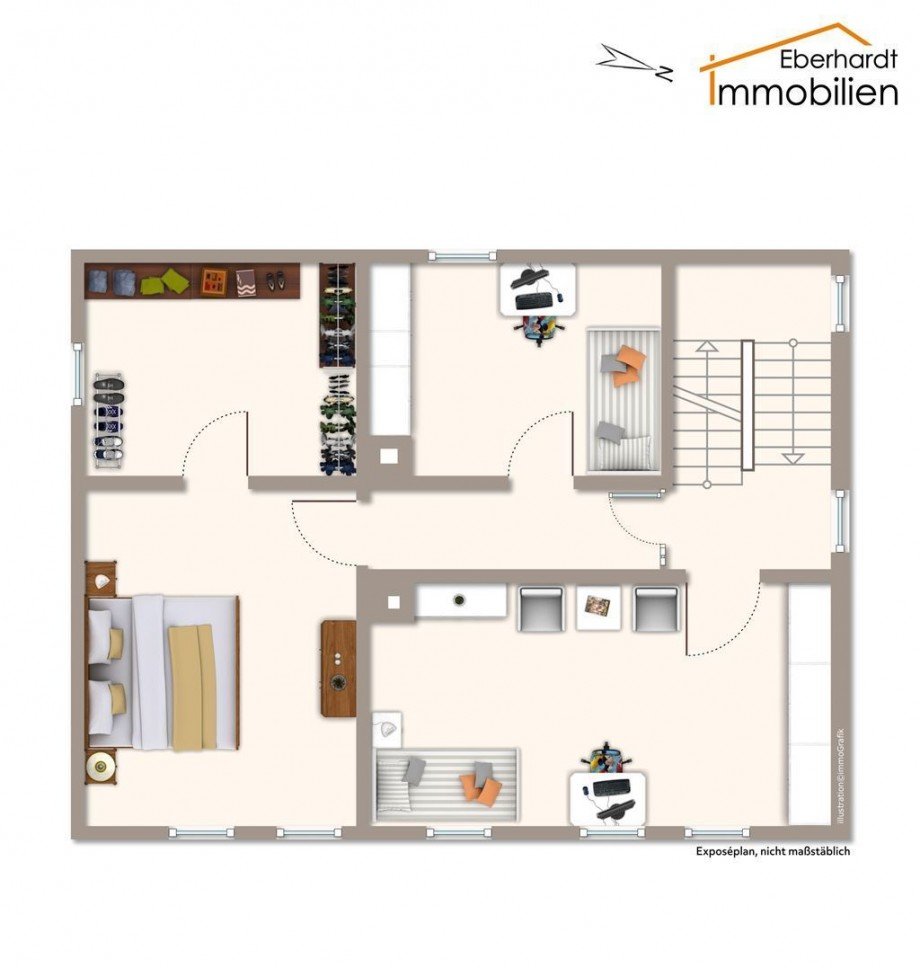 Grundriss Obergeschoss Einfamilienhaus Eschwege