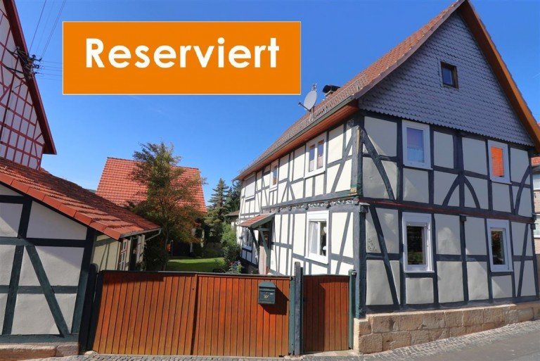 Reserviert Wanfried Einfamilienhaus Charmantes Fachwerkhaus mit idyllischem Garten, Scheune und vielen Extras