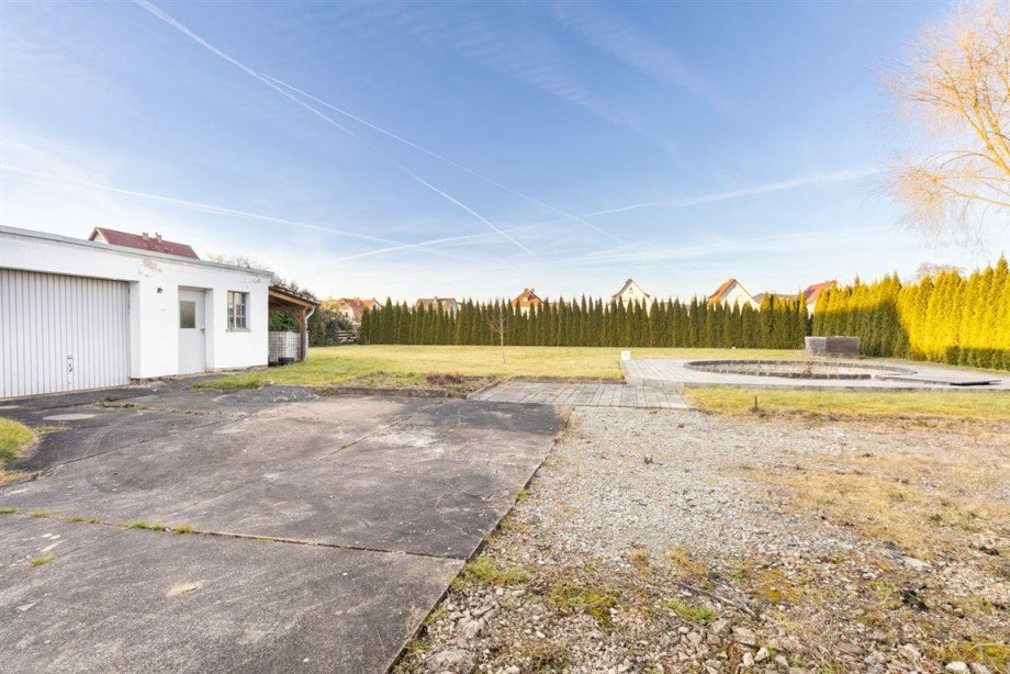 Garten und Garage Einfamilienhaus Eschwege