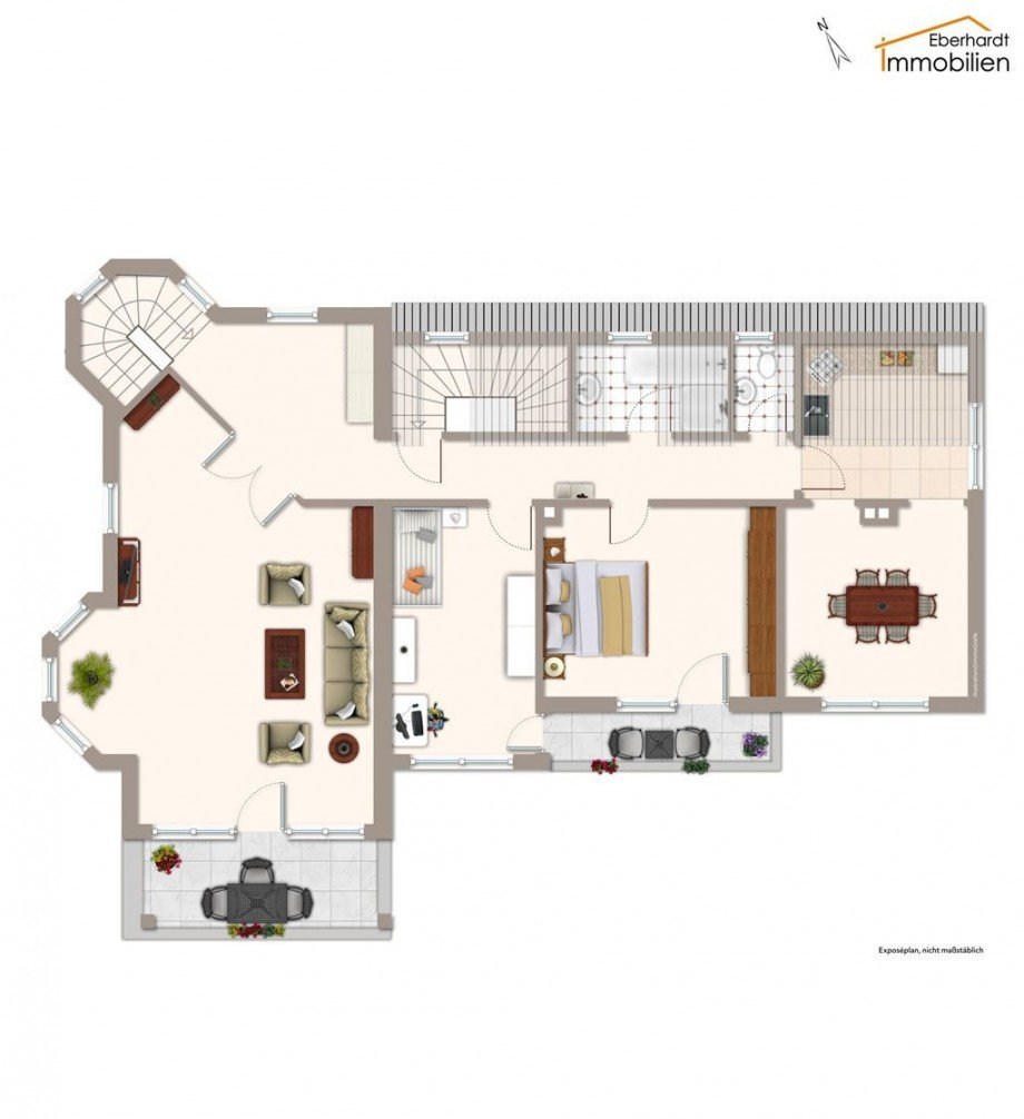 Grundriss Obergeschoss Zweifamilienhaus Meinhard