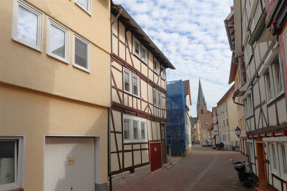 Vorderansicht Reihenendhaus Eschwege