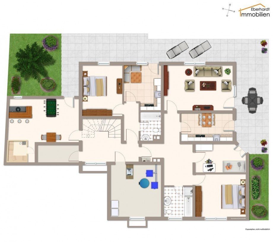 Grundriss Untergeschoss Zweifamilienhaus Sontra