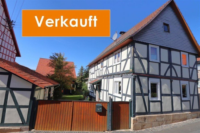 Verkauft Wanfried Einfamilienhaus Charmantes Fachwerkhaus mit idyllischem Garten, Scheune und vielen Extras