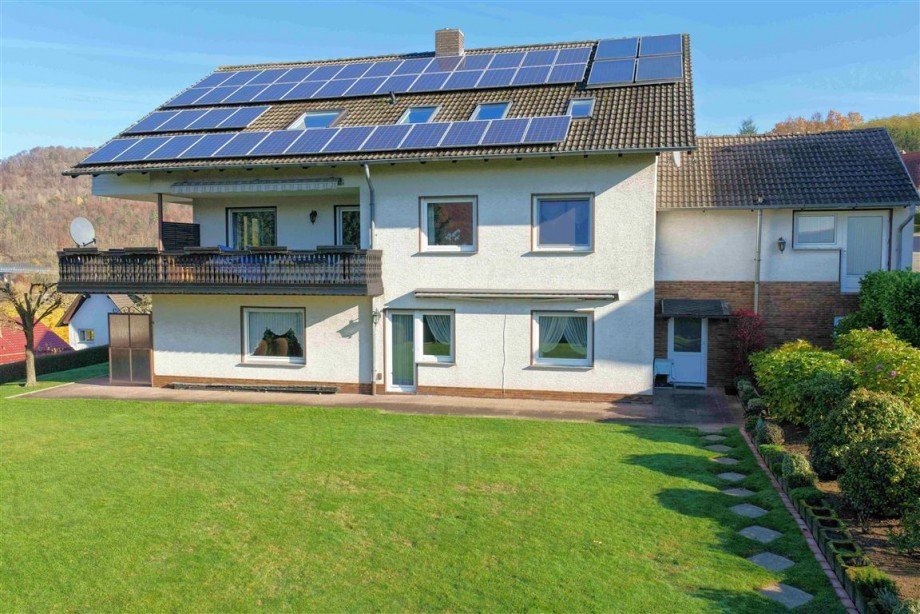 R�ckansicht Zweifamilienhaus Sontra