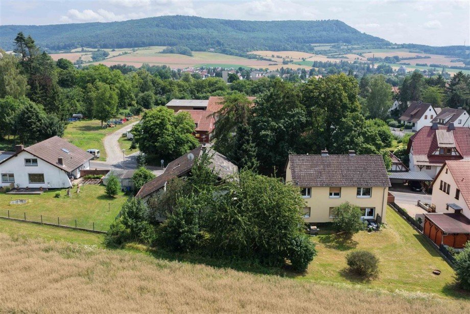 R�ckansicht Einfamilienhaus Wanfried