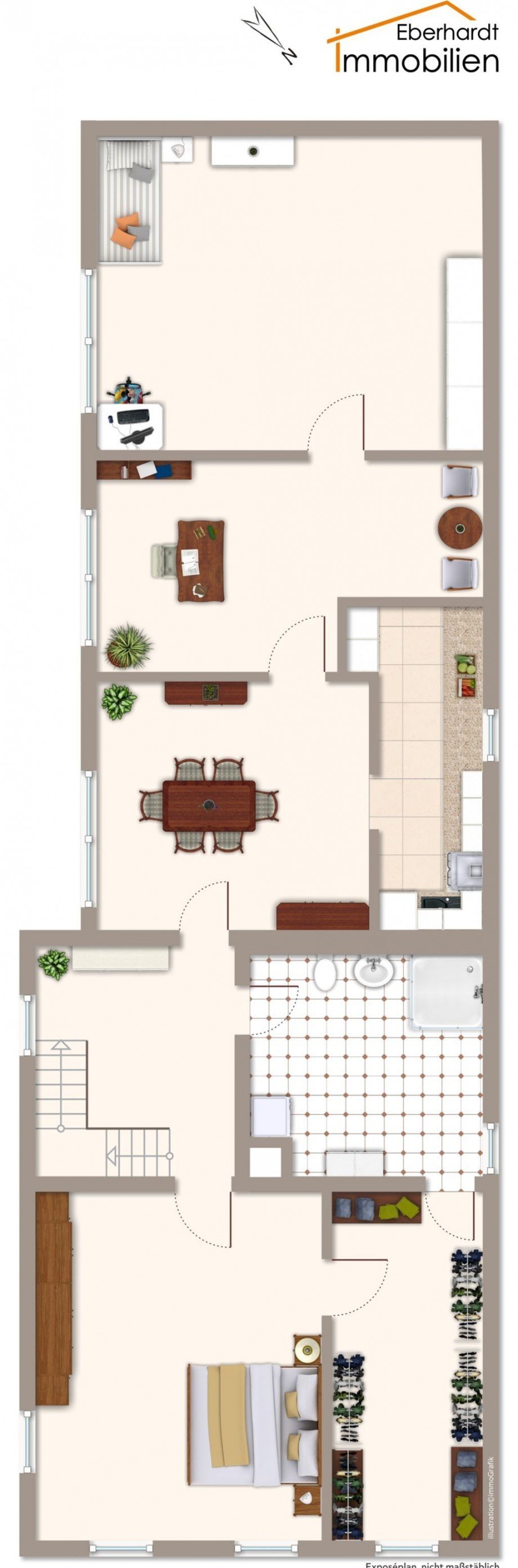 Grundriss 1. Obergeschoss Einfamilienhaus Eschwege