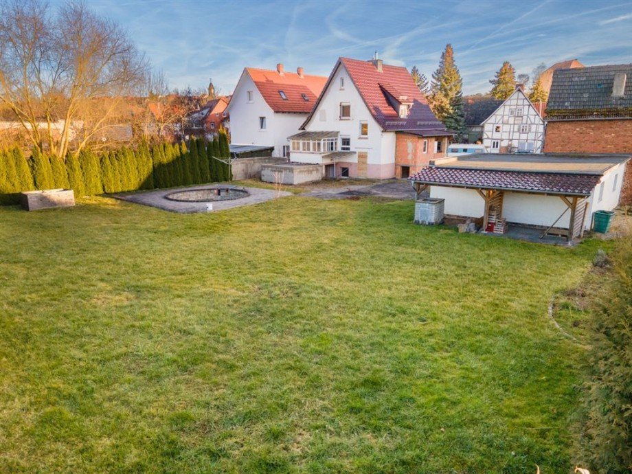 Gartenansicht Einfamilienhaus Eschwege