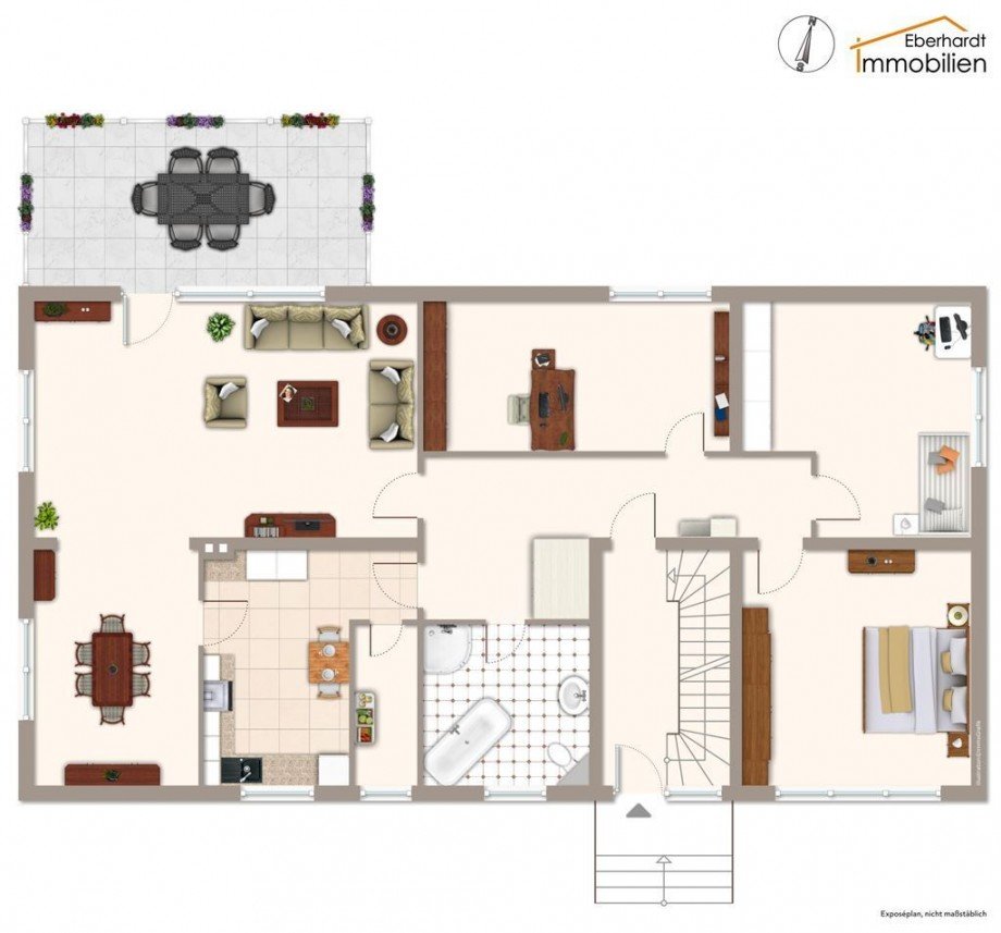 Grundriss Obergeschoss Einfamilienhaus Wehretal