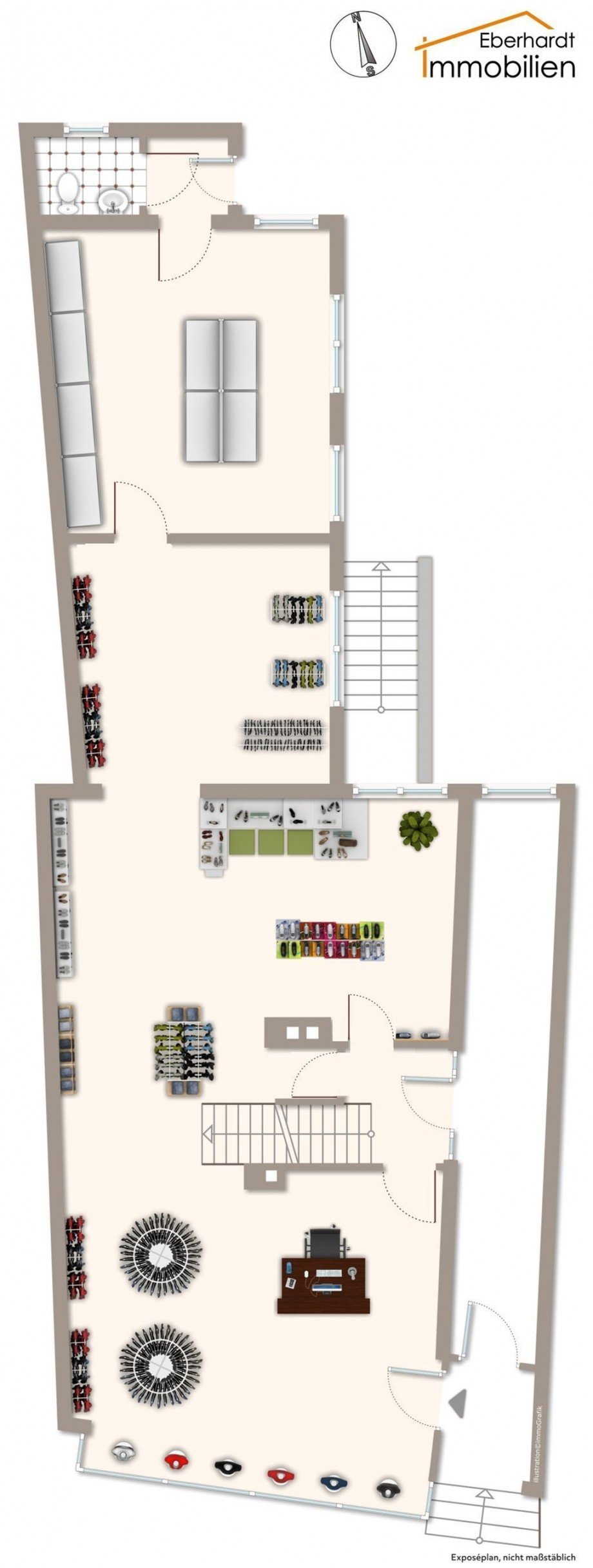 Grundriss Erdgeschoss Reihenmittelhaus Waldkappel
