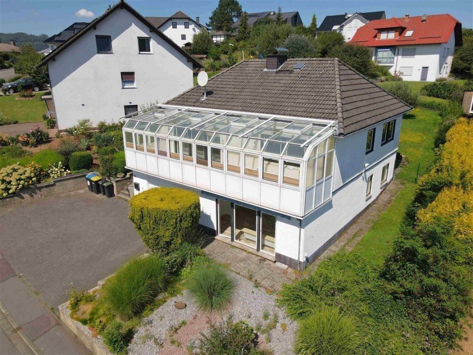 Vorderansicht Einfamilienhaus Berkatal