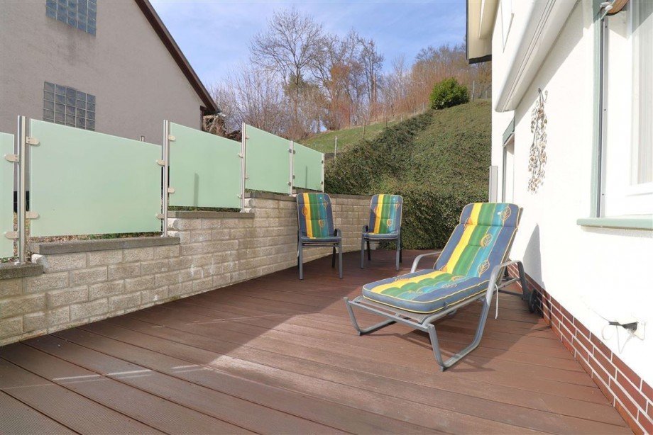 Terrasse mit Markise Einfamilienhaus Meinhard