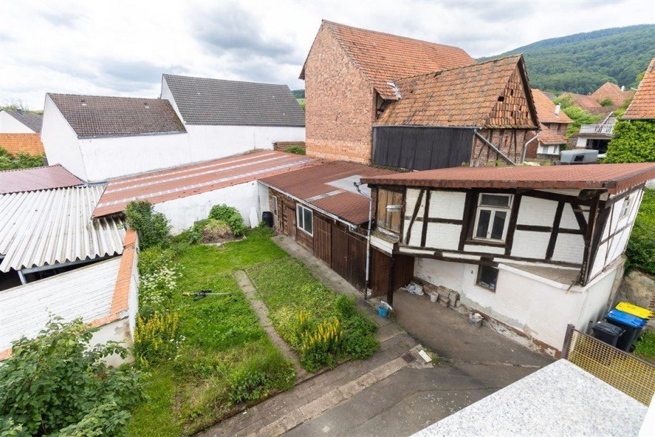 Garten, Garage und Nebengeb�ude Einfamilienhaus Berkatal