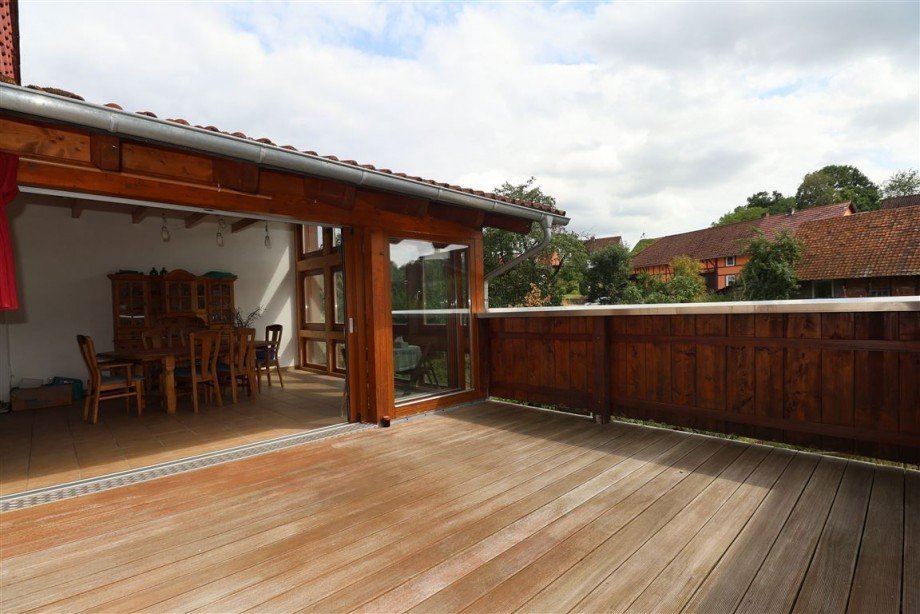 Neubau Dachterrasse Zweifamilienhaus Waldkappel