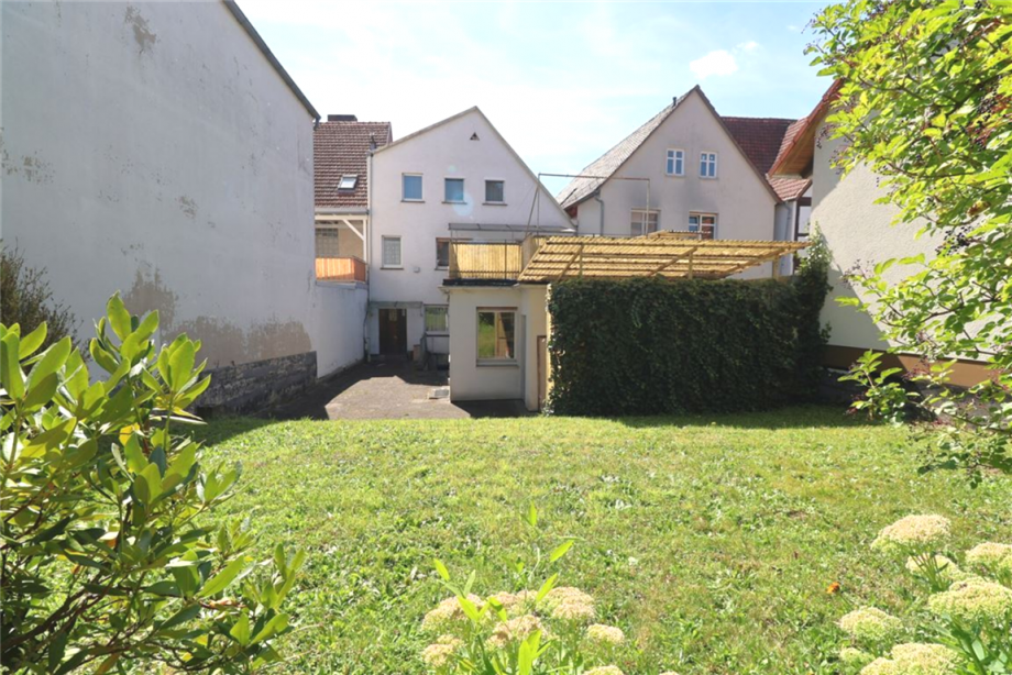 Gartenansicht Reihenmittelhaus Waldkappel