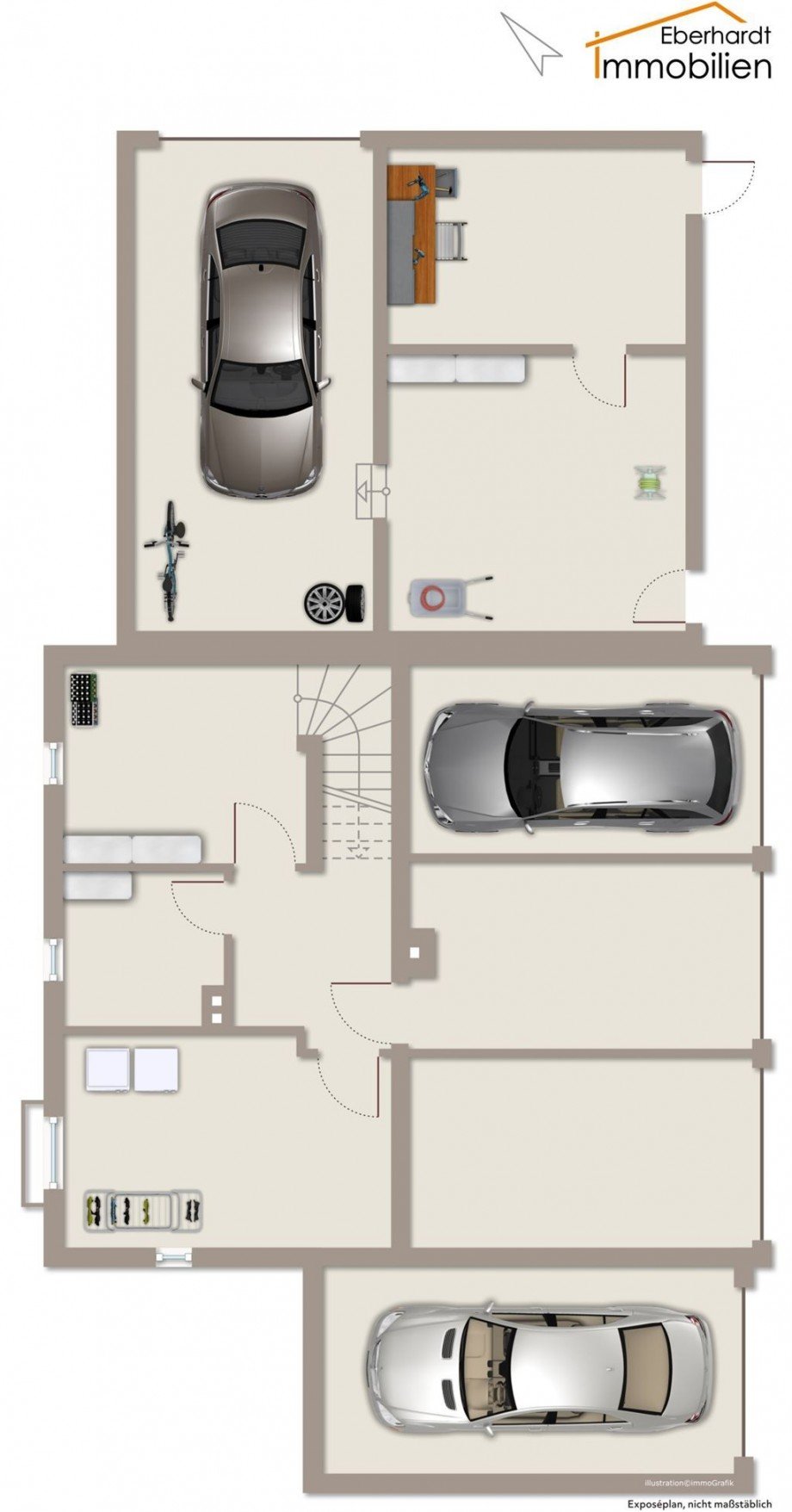 Grundriss Untergeschoss Bungalow Wei�enborn