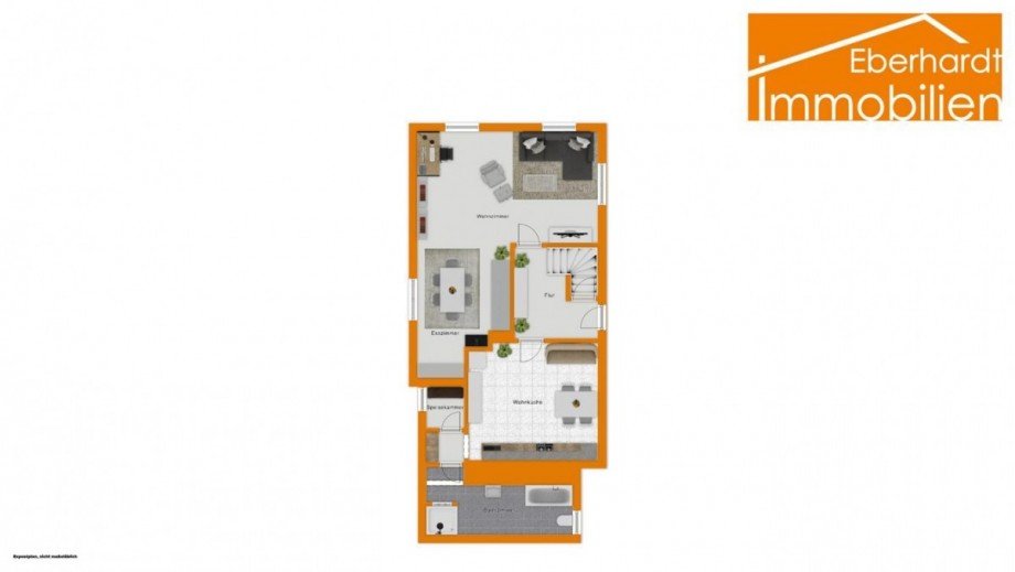 Grundriss Erdgeschoss Einfamilienhaus Wanfried