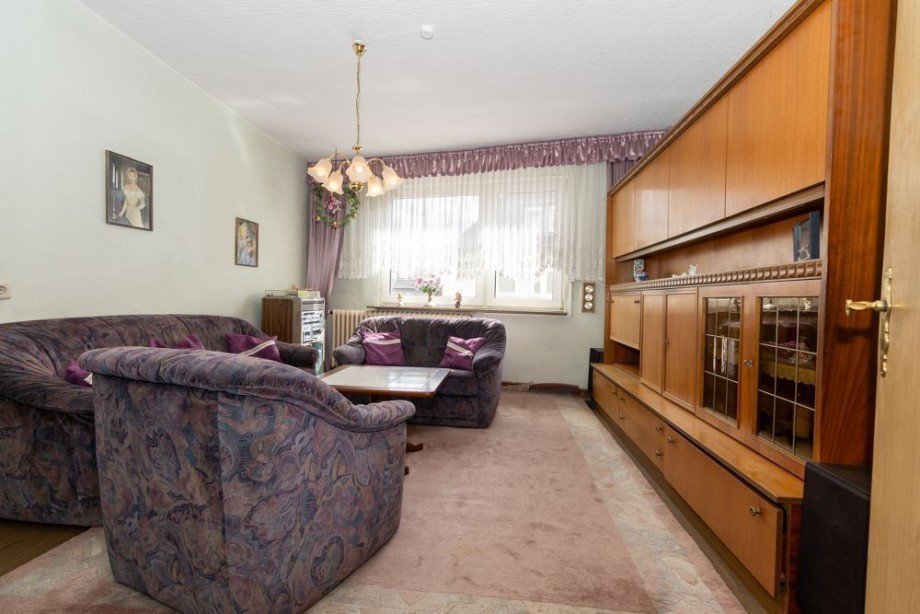 Wohnzimmer Obergeschoss Reihenmittelhaus Waldkappel