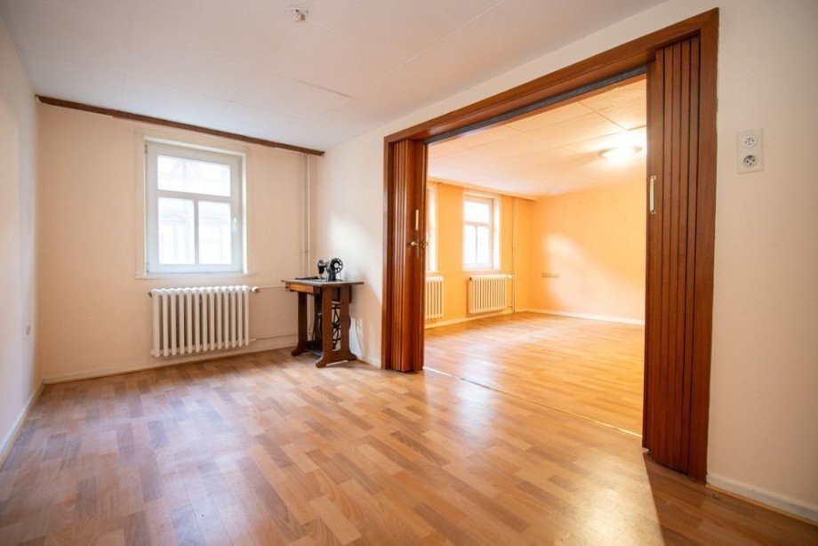 Wohn- und Esszimmer Obergeschoss Reihenendhaus Hessisch Lichtenau