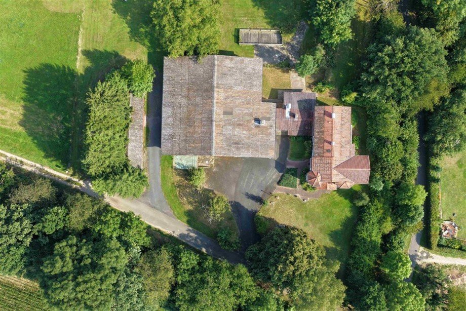 Drohnenaufnahme Zweifamilienhaus Meinhard