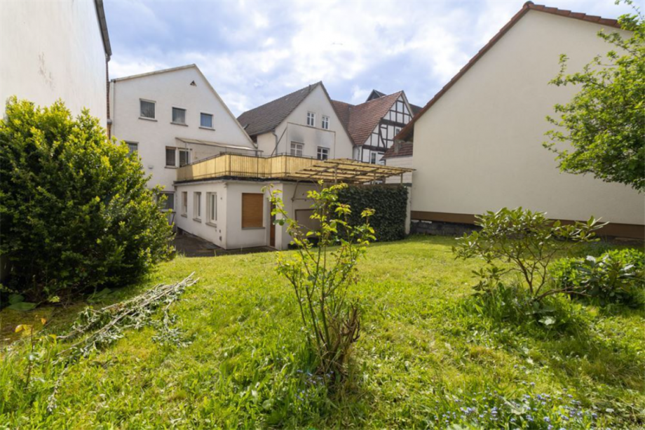 Ansicht vom Garten Reihenmittelhaus Waldkappel