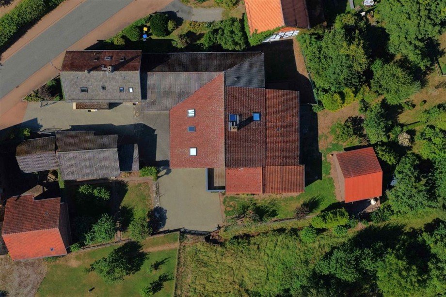 Drohnenbild Zweifamilienhaus Waldkappel