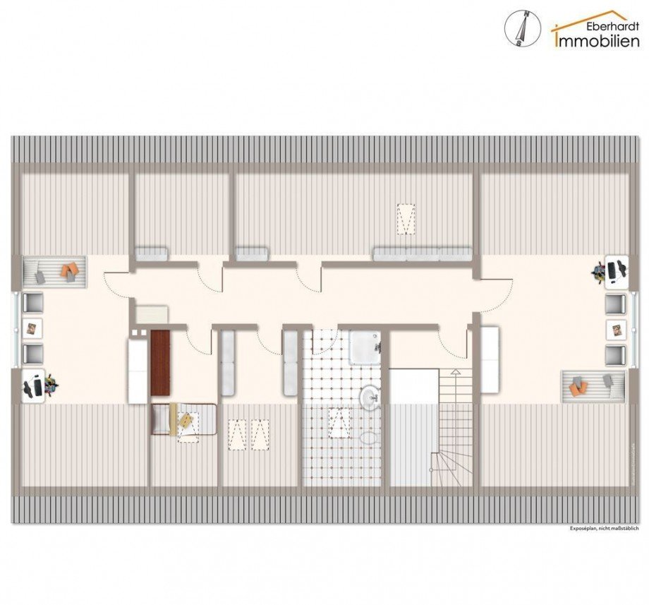 Grundriss Dachgeschoss Einfamilienhaus Wehretal